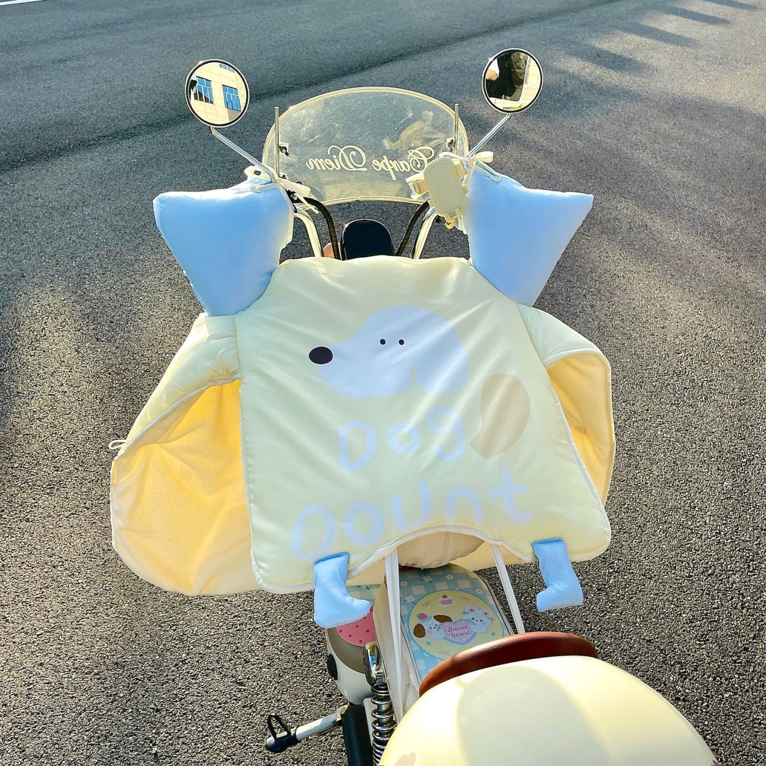 踏板摩托车挡风神器2025