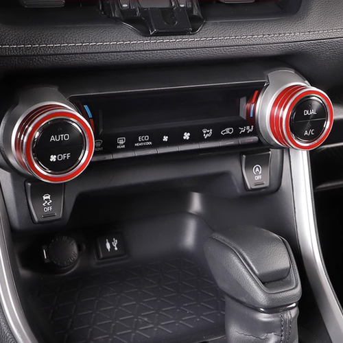 空调温度旋钮装饰圈铝合金