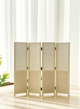 微缩屏风摆件BJD12分8分OB11拍照道具背景装饰白色木质镂空栅格板