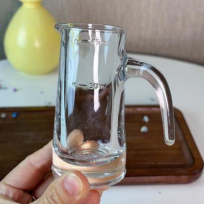 小容量75ml分酒器加厚玻璃家用商用白酒分酒壶一口杯酒具套装