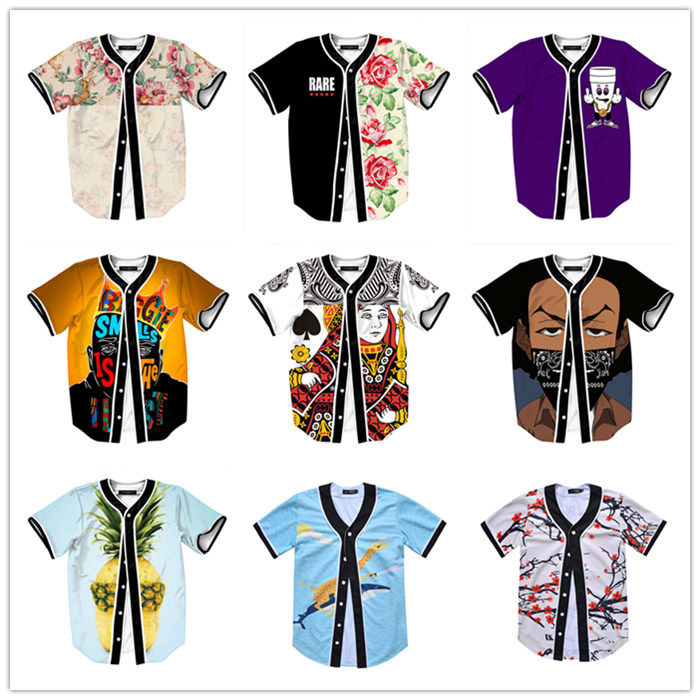 2019 Spring and autumn season new pattern Europe and America Short sleeved Cardigan mlb men and women fashion Trend personality printing stylein the Men's clothing, Jacket  category - from Buy2taobao.com to provide professional Taobao agent buy service