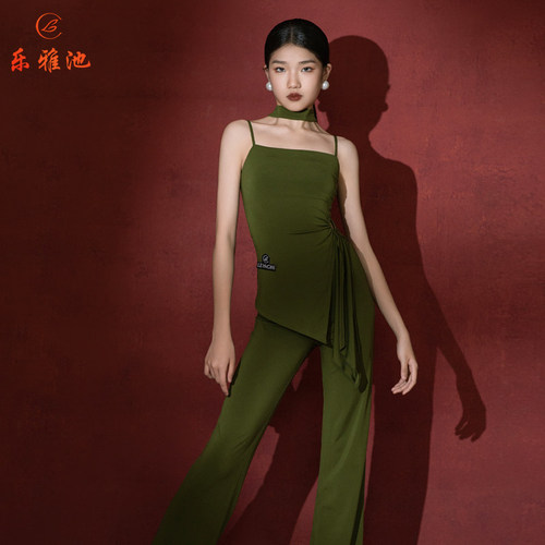 高级感日常可穿女童拉丁舞服套装
