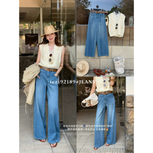 弯刀裤 92189 随性百搭不挑腿型牛仔裤 抗皱不鼓包 配腰带 IEZ