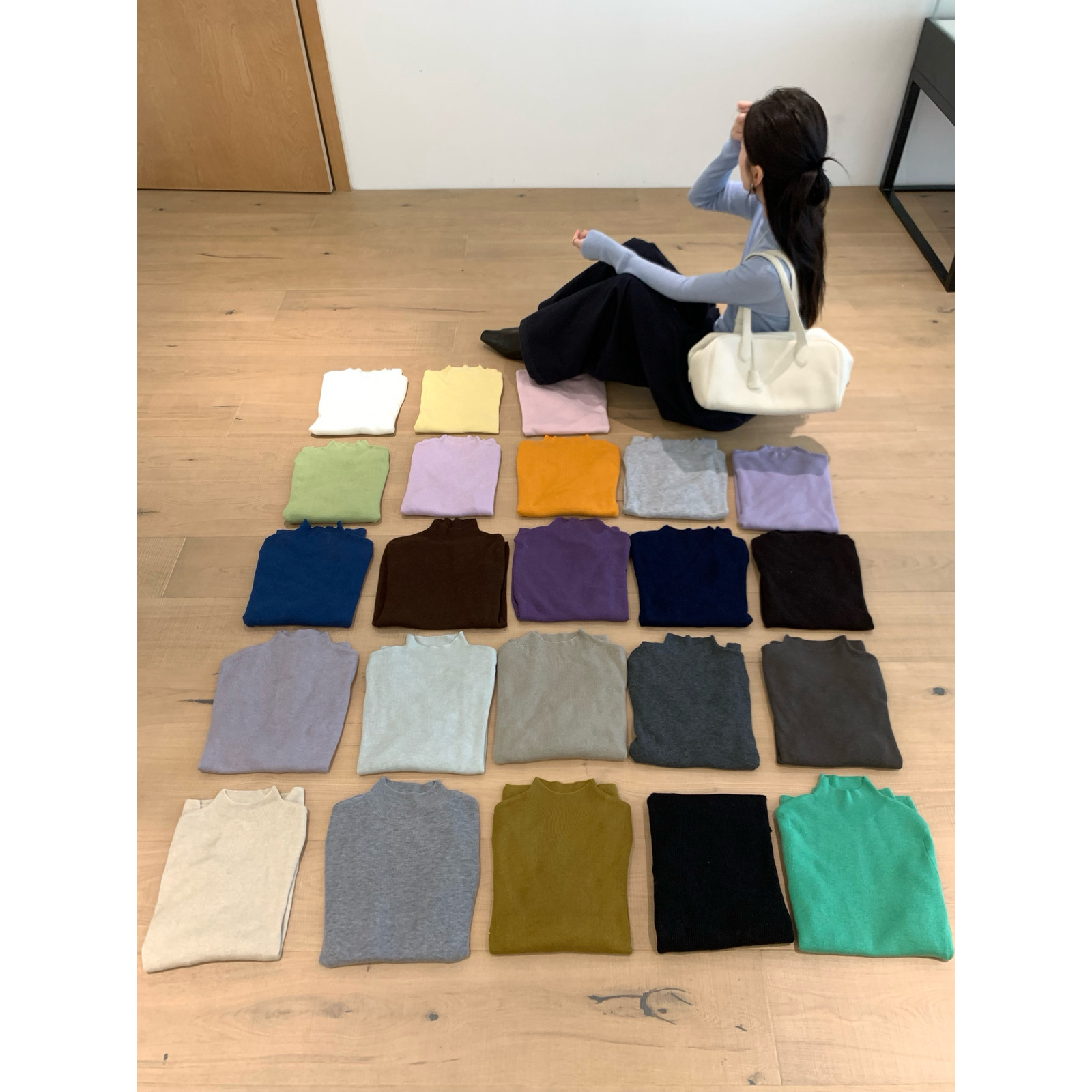 TABLE-毛针织衫毛衣内搭修身休闲百搭简约打底衫(含3.7羊毛)6701