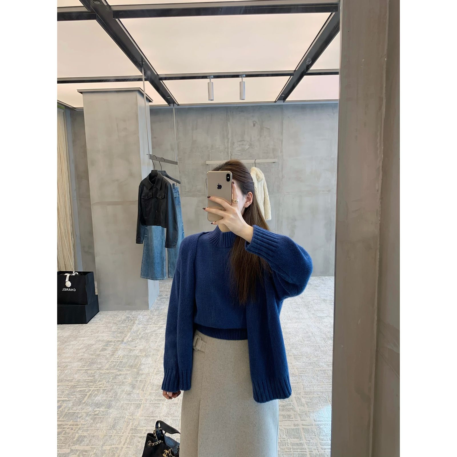 EASE-衫毛衣+背心套装（含40羊毛）(特种动物纱自带朦胧感)e25b80