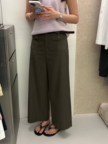 lafalian小众复古高腰显瘦直筒阔腿裤女2026新款休闲长裤子9119#