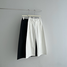 GLOG正品2025年春夏新款极简风格西装长裤休闲裤白色西裤008#