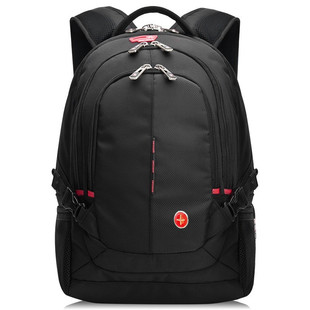 瑞士军刀双肩背包男士15.6寸笔记本电脑包商务学生书包上下班背包