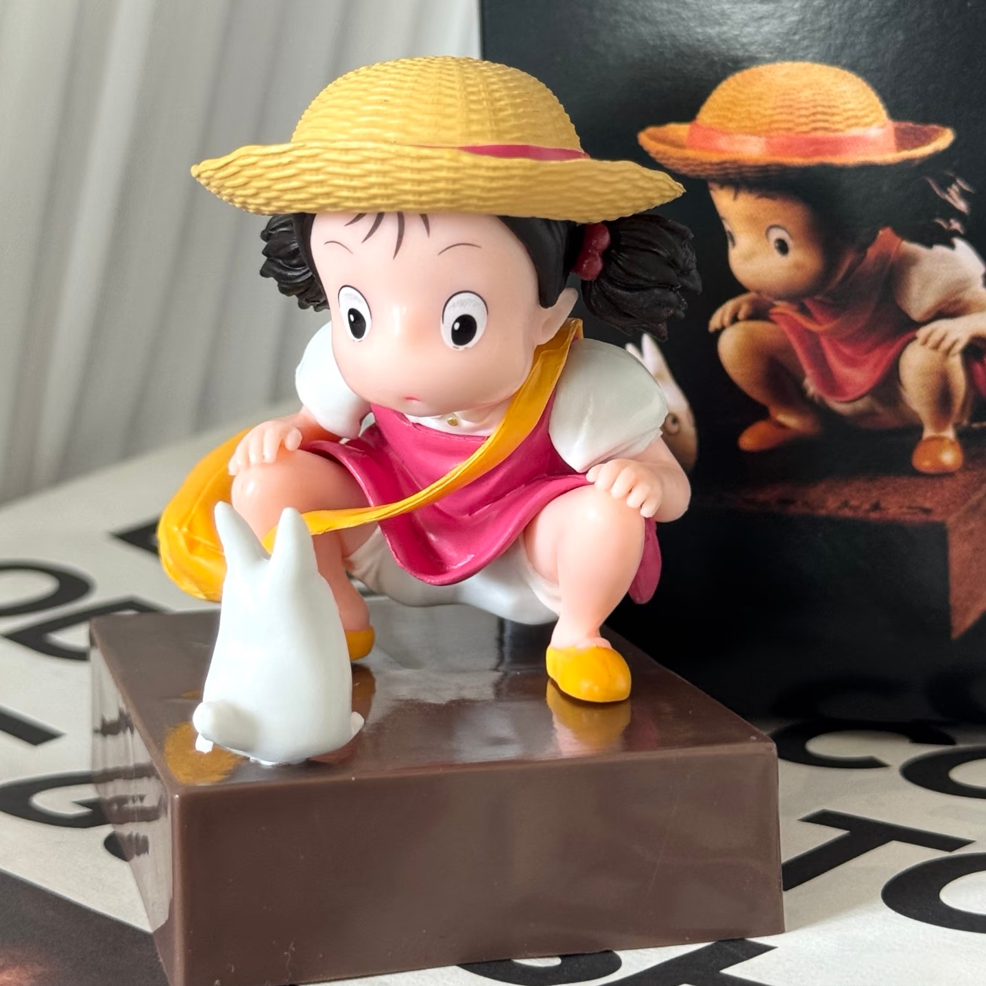 宫崎骏龙猫小梅手办车载工位桌面摆件家居客厅卧室装饰创意小礼物