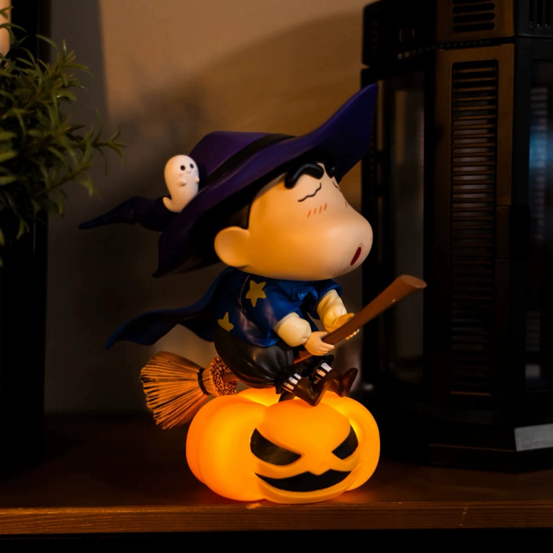 万圣节南瓜灯蜡笔小新手办周边