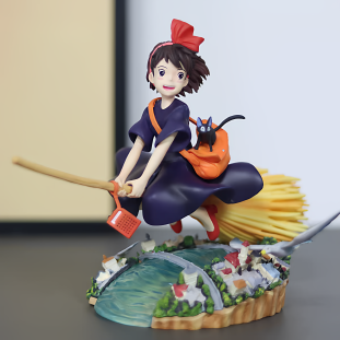 魔女宅急便手办周边动漫模型家居桌面摆件车载装饰品创意生日礼物