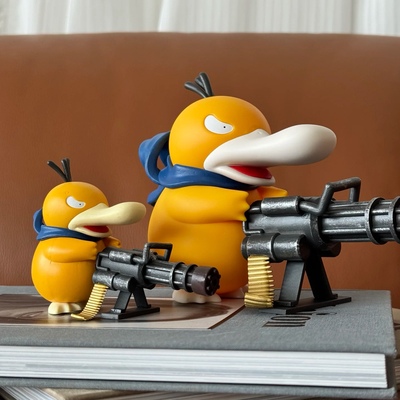 神奇gk宝贝手办可达鸭车载中控