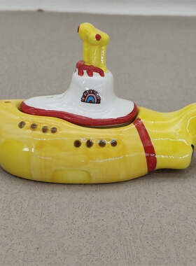 甲壳虫乐队披头士黄色潜水艇陶瓷胡椒罐/电影黄色127 23F纪念收藏