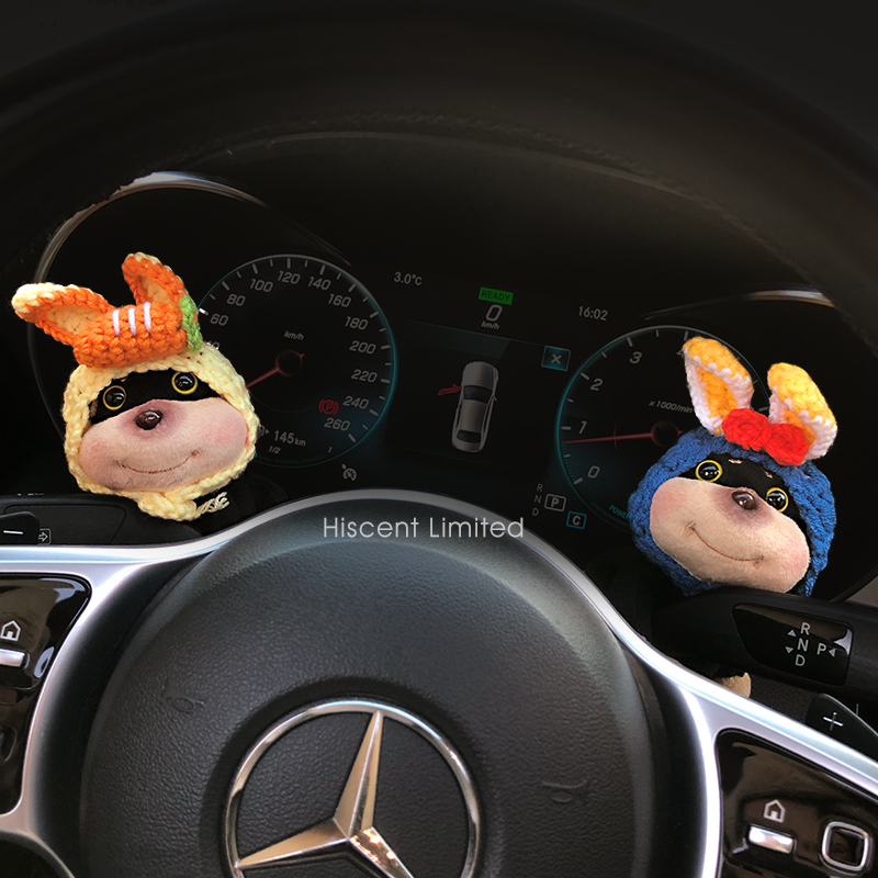 治愈系蜜蜂小狗汽车怀挡装饰礼物