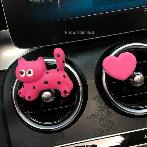 新车礼物可爱猫咪车载香薰装饰