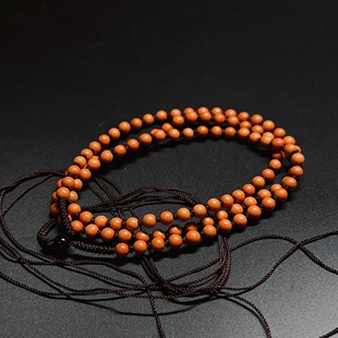 正圆橄榄核核尖老型珠108颗手链项链男圆珠手链文玩手串直切桶珠