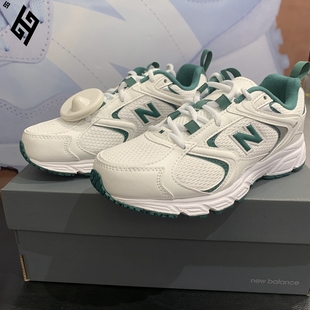 New Balance408系列新款休闲百搭网面透气老爹鞋男女银白色ML408W