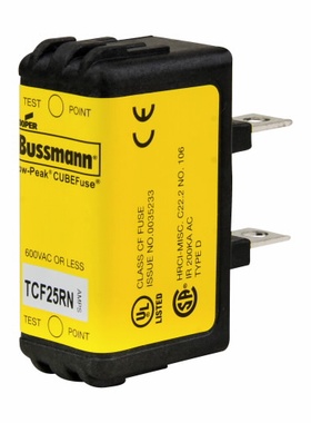 BUSSMANN延时熔断器TCF 1/3/6/10/15/20/25/30/35/40/45/50/60RN
