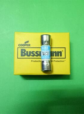 SC-2 Time Delay延时熔断器10X34 美国BUSSMANN 正品 2A600VAC