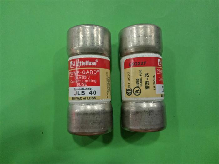 JLS 40 CLASS J Littelfuse原装进口熔断器27X60MM 40A600VAC全新