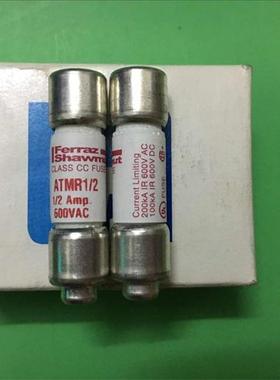 ATMR 1/2 Ferraz法国罗兰10X38陶瓷熔断器保险丝0.5A 600V 正品