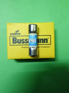 SC-1 Time Delay延时熔断器10X34 美国BUSSMANN 正品 1A600VAC