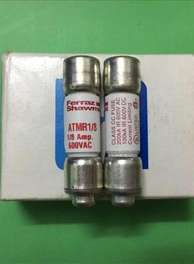 ATMR 1/8 Ferraz法国罗兰10X38陶瓷熔断器保险丝0.125A 600V 正品