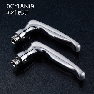 304不锈钢门锁把手一付大门锁房门锁把手分体门锁欧式 外贸 锁拉手