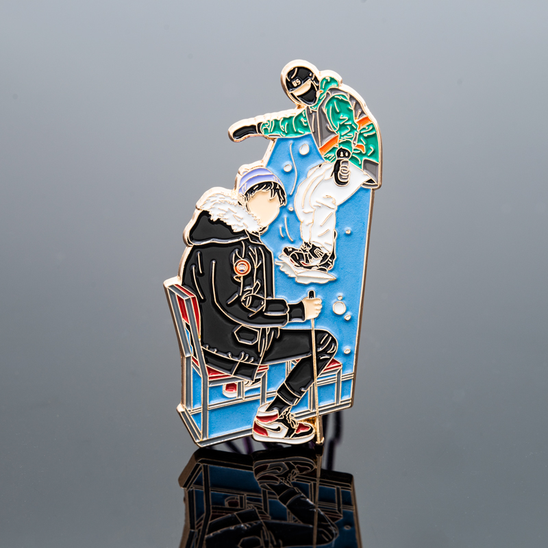 博君一肖并肩雪山之巅同款徽章