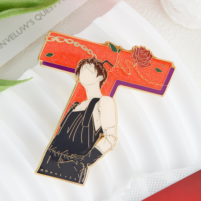 檀健次蒙娜丽莎徽章潮玩礼物