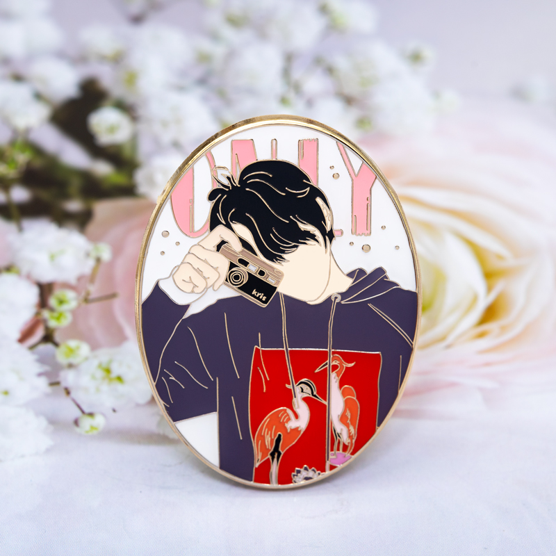 KrisONLY胸针金属徽章