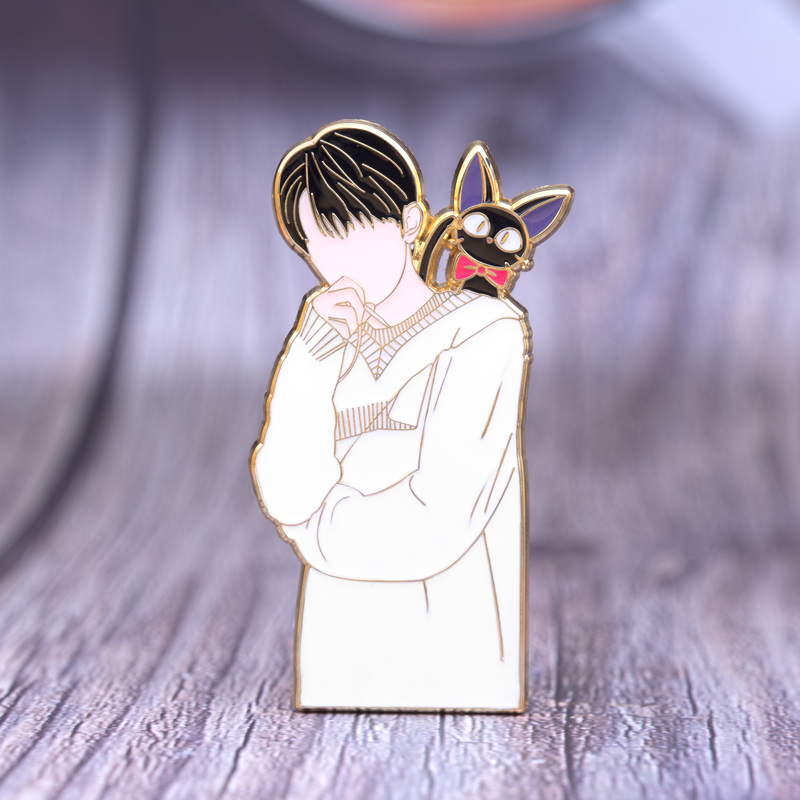 易烊千玺送你一朵小红花金属