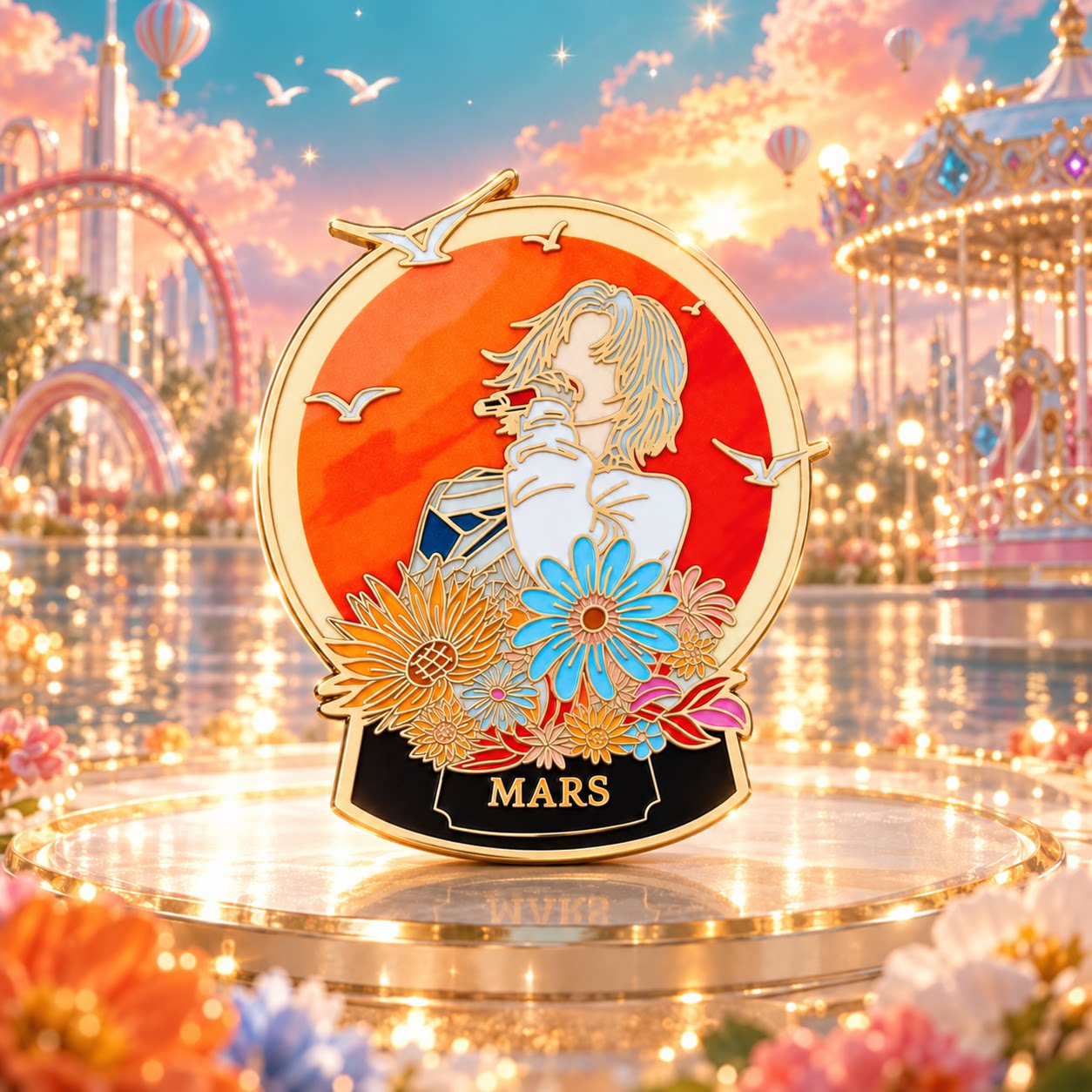 华晨宇火星演唱会应援徽章挂件图片