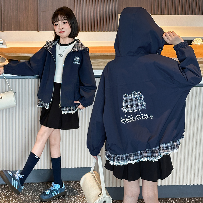 女童外套2025新款儿童秋冬季