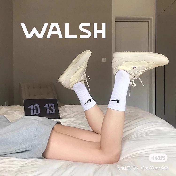 新品热销Norman Walsh小白鞋ESL健步鞋复古慢跑鞋休闲鞋女跑步