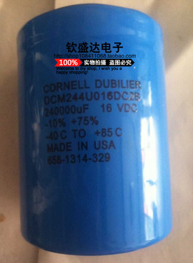 美国 CDE 螺栓电容 16V24000UF电解电容  DCM244U016DC2B
