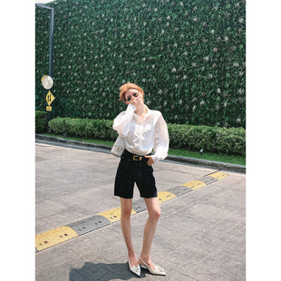时尚 婉君 扭扭衬衫 20棉 上衣 高品质小众设计感唐装