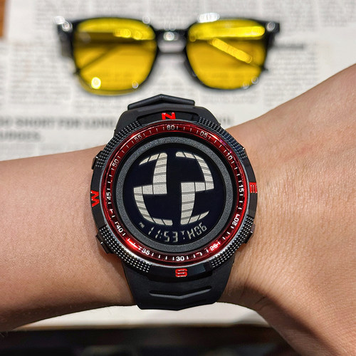 SANDA三达千禧年vintage电子表男