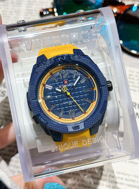 naviforce领翔初高中学生只看时间石英表考试可戴休闲简约手表男