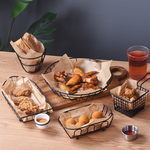 薯条篮小吃筐创意装炸鸡