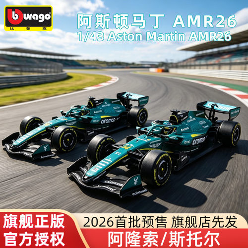 比美高143阿斯顿马丁F1车模