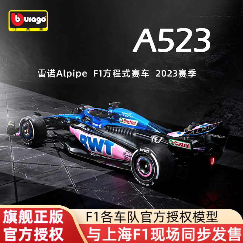比美高阿尔派F1车模2023款
