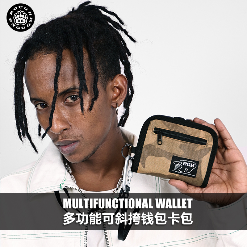 RGH户外防水斜挎小钱包挂脖卡包