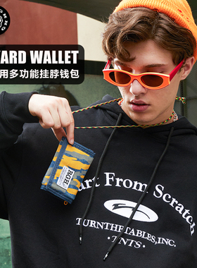 RGH 复古帆布钱包零钱卡包大容量银行卡多卡位男卡夹钱夹中学生女