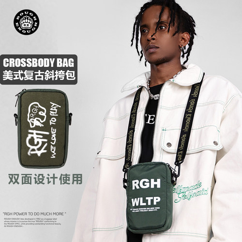 RGH美式轻便小斜挎包旅行护照包