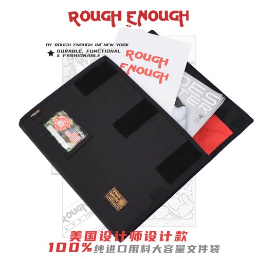 ROUGHENOUGH帆布商务办公手拿包