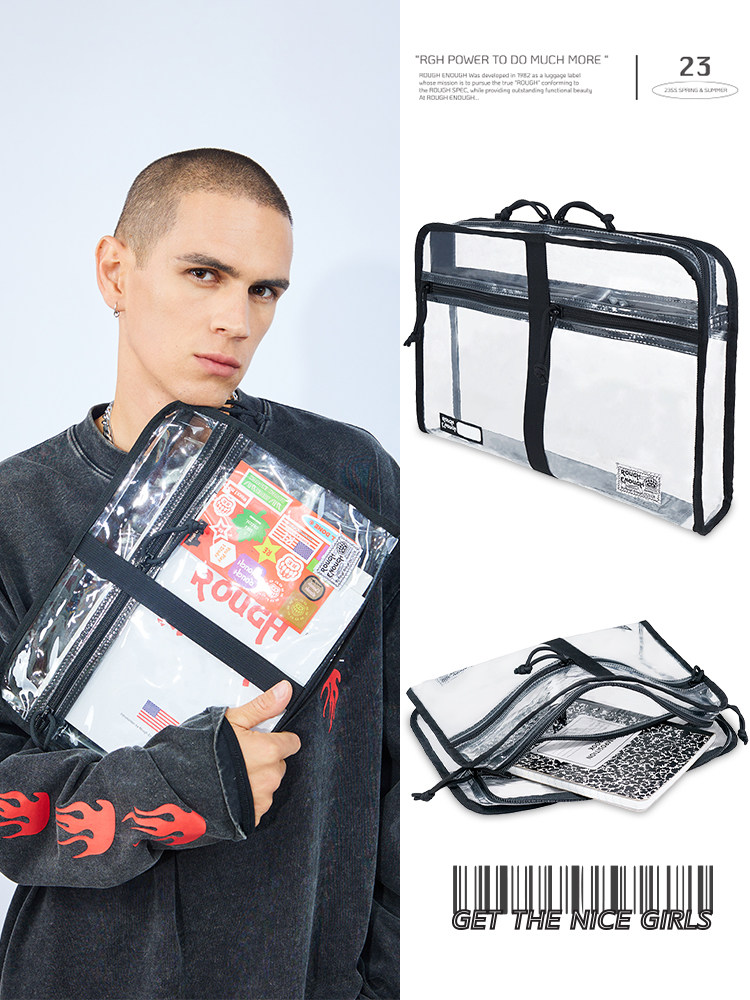 Transparent Document Bag Waterproof Large Capacity - Product image 2