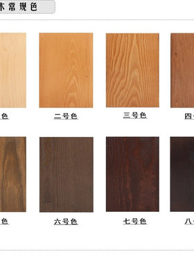 定制实木原木门色板