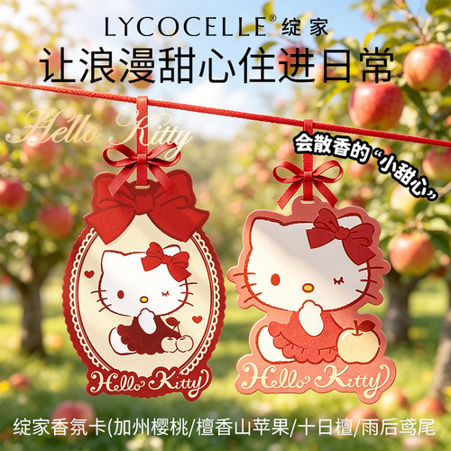 绽家HelloKitty香薰片衣柜家用