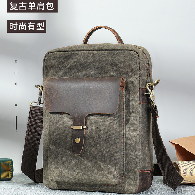 男包真皮男士单肩包欧美复古疯马皮斜挎包男款头层牛皮小背包跨包,箱包皮具/热销女包/男包,男士包袋,淘宝优惠券,粉丝福利购,淘宝优惠卷